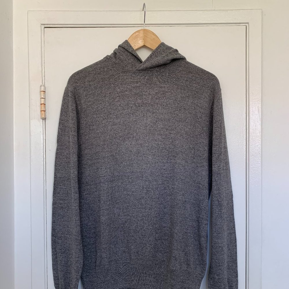 Pre-owned J. Crew. Men's Gray Cotton hooded sweater - Medium